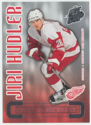 2003-04 PACIFIC QUEST FOR THE CUP - JIRI HUDLER #8 CALDER CONTENDERS