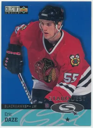1997-98 COLLECTOR'S CHOICE - ERIC DAZE #SQ15 STARQUEST