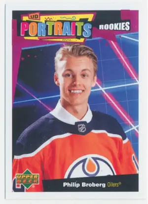 2020-21 UPPER DECK - PHILIP BROBERG #P-89 UD PORTRAITS