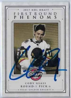 2017 DNJ Cards First Round Phenoms #6 Cody Glass (CUSTOM CARD) (Signed)
