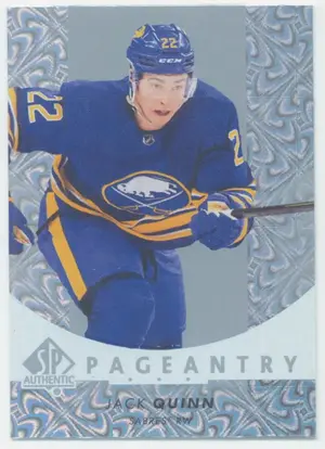 2022-23 SP AUTHENTIC - JACK QUINN #P-72 PAGEANTRY