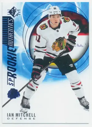 2020-21 SP - IAN MITCHELL #134 ROOKIE AUTHENTICS BLUE PARALLEL