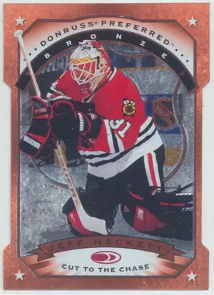 1997-98 DONRUSS PREFERRED - JEFF HACKETT #139 CUT TO THE CHASE