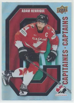 2021-22 TIM HORTONS TEAM CANADA - ADAM HENRIQUE #CC-1 CAPTAINS