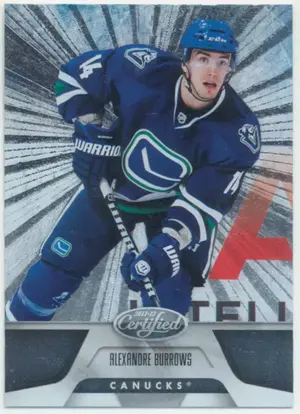 2011-12 PANINI CERTIFIED - ALEXANDRE BURROWS #64 TOTALLY SILVER PARALLEL