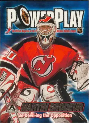 2001-02 ADRENALINE - MARTIN BRODEUR #22 POWER PLAY