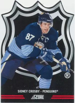 2011-12 SCORE - SIDNEY CROSBY #6 SHIELD DIE CUTS
