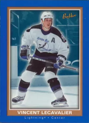 2005-06 BEEHIVE - VINCENT LECAVALIER #81 BLUE