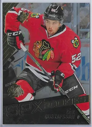 2015-16 SPx #106 Erik Gustafsson RC