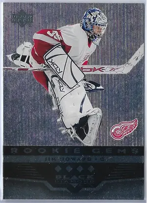 2005-06 Black Diamond (Rookie Gems Quad Diamond) #207 Jimmy Howard RC