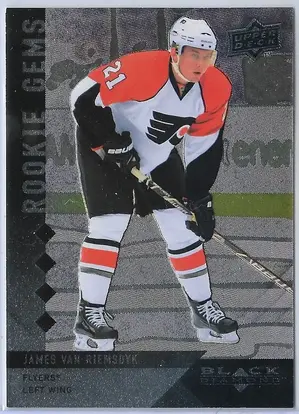 2009-10 Black Diamond (Rookie Gems Quad Diamond) #220 James van Riemsdyk RC