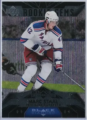 2007-08 Black Diamond (Rookie Gems Quad Diamond) #202 Marc Staal RC