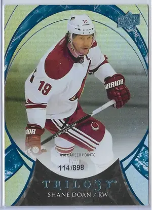 2015-16 Trilogy Rainbow Blue #4 Shane Doan (114/898)