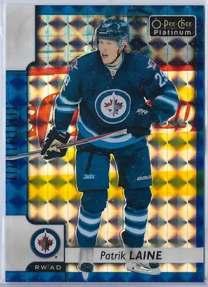 2017-18 OPC Platinum Royal Blue Cubes #8 Patrik Laine (22/99)