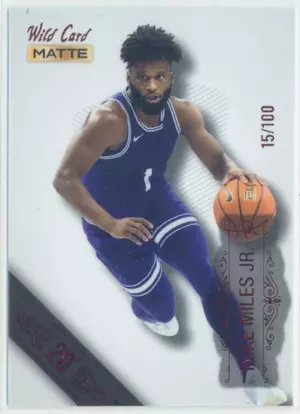 2022-23 Wild Card Matte Draft - Mike Miles Jr.# MB-59 20 Stripe 15/100