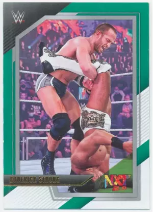 2022 Panini NXT WWE - Roderick Strong #72 Green Parallel
