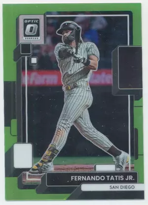 2022 Panini Donruss Optic - Fernando Tatis Jr. #101 Lime Green Prizm Parallel
