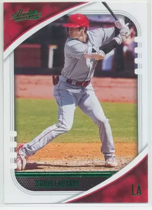 2021 Panini Absolute Retail - Shohei Ohtani #25 Green Parallel