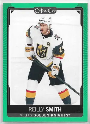 2021-22 O-Pee-Chee Neon Green #71 Reilly Smith (28/50)
