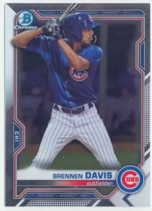 2021 Bowman - Brennen Davis #BCP-65 Chrome Prospects