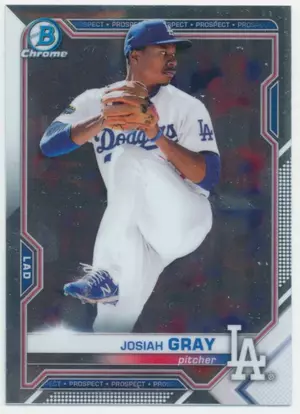 2021 Bowman - Josiah Gray #BCP-150 Chrome Prospects