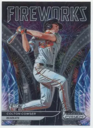2021 Panini Prizm Draft Picks - Colton Cowser #F-CC Fireworks