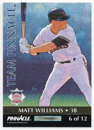 1992 Pinnacle Team Pinnacle #6 Robin Ventura & Matt Williams