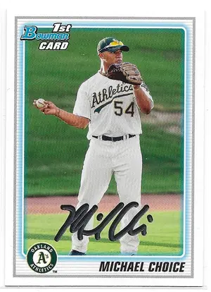 2010 Bowman Draft Prospects #BDPP61 Michael Choice (1st)
