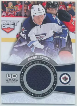 2015-16 UPPER DECK - JACOB TROUBA #GJ-JT GAME JERSEY