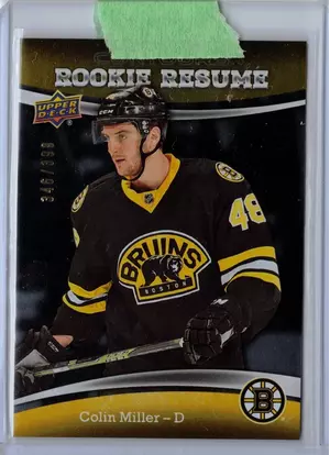 2015-16 UD Contours Rookie Resume Colin Miller 346/399