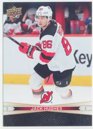 2023-24 TIM HORTONS GREATEST DUOS - JACK HUGHES/DAWSON MERCER #56