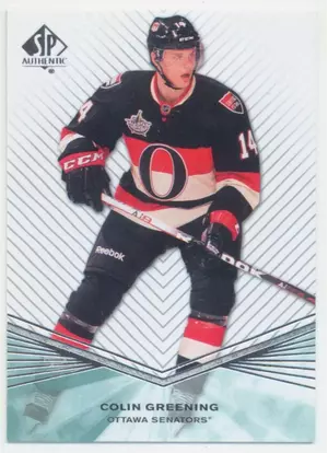 2011-12 SP AUTHENTIC - COLIN GREENING #R67 ROOKIE EXTENDED