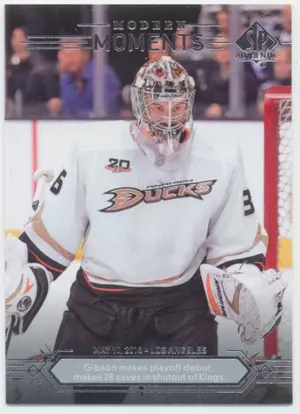 2014-15 SP AUTHENTIC - JOHN GIBSON #158 MODERN MOMENTS