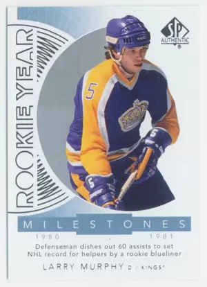 2017-18 SP AUTHENTIC - LARRY MURPHY #RYM-LM ROOKIE YEAR MILESTONES