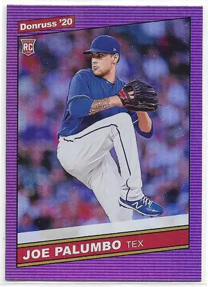 2020 Donruss Holo Purple #244 Joe Palumbo