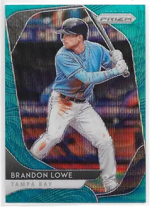 2020 Prizm Teal Wave Prizm #37 Brandon Lowe