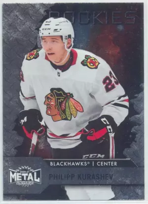 2020-21 SKYBOX METAL UNIVERSE - PHILIPP KURASHEV #124 ROOKIE