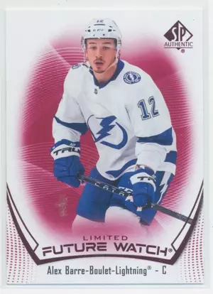 2021-22 SP AUTHENTIC - ALEX BARRE-BOULET #124 FUTURE WATCH LIMITED RED