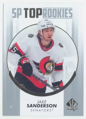 2022-23 SP AUTHENTIC - JAKE SANDERSON #TR-50 TOP ROOKIES