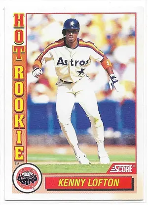 1992 Score Hot Rookies #3 Kenny Lofton *