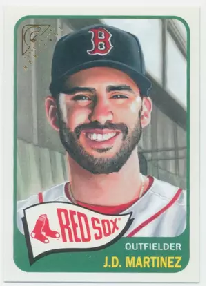 2019 Topps Gallery - J.D. Martinez HT-6 Heritage