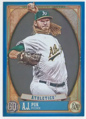 2021 Topps Gypsy Queen - A.J. Puk #183 Blue Parallel 107/150
