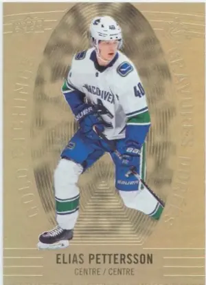 2019-20 TIM HORTONS - ELIAS PETTERSSON #GE-6 GOLD ETCHINGS