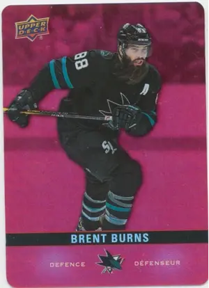2019-20 TIM HORTONS - BRENT BURNS #DC-17 RED DIE CUTS