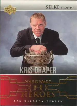 2004-05 UPPER DECK - KRIS DRAPER #AW9 HARDWARE HEROES