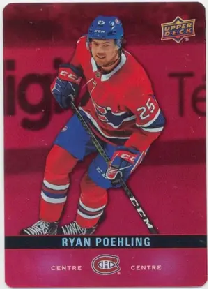 2019-20 TIM HORTONS - RYAN POEHLING #DC-26 RED DIE CUTS