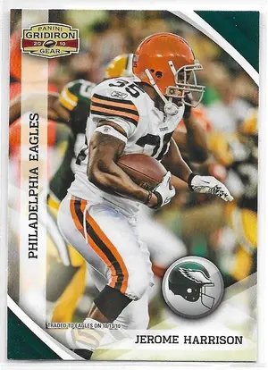 2010 Gridiron Gear #34 Jerome Harrison