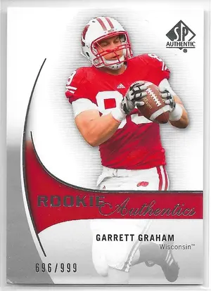 2010 SP Authentic (Rookie Authentics) #219 Garrett Graham RC (696/999) *