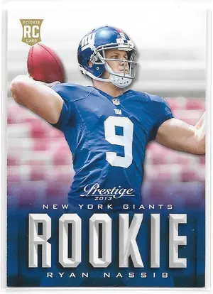 2013 Prestige #282 Ryan Nassib RC