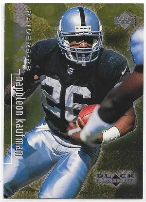 1998 Black Diamond Rookie Edition Triple Diamond #61 Napoleon Kaufman (1114/1500)